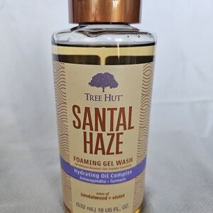 Tree Hut Santal Haze Foaming Gel Wash - Brown and Purple